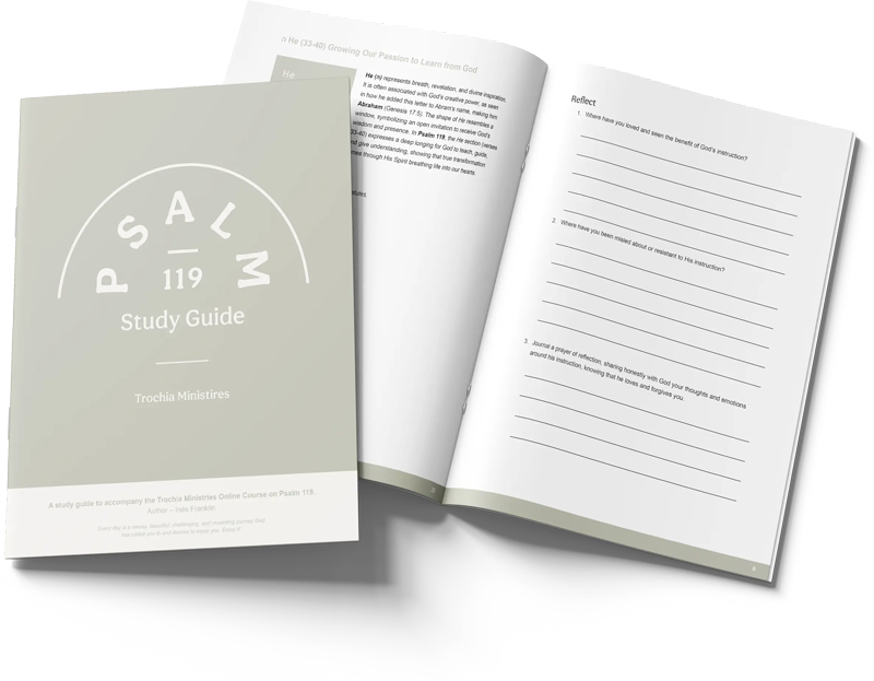 trochia psalms 119 study guide mockup
